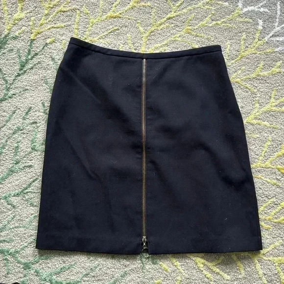 J. McLaughlin Dresses & Skirts - J McLaughlin, front zipper retro black mini pencil skirt 10